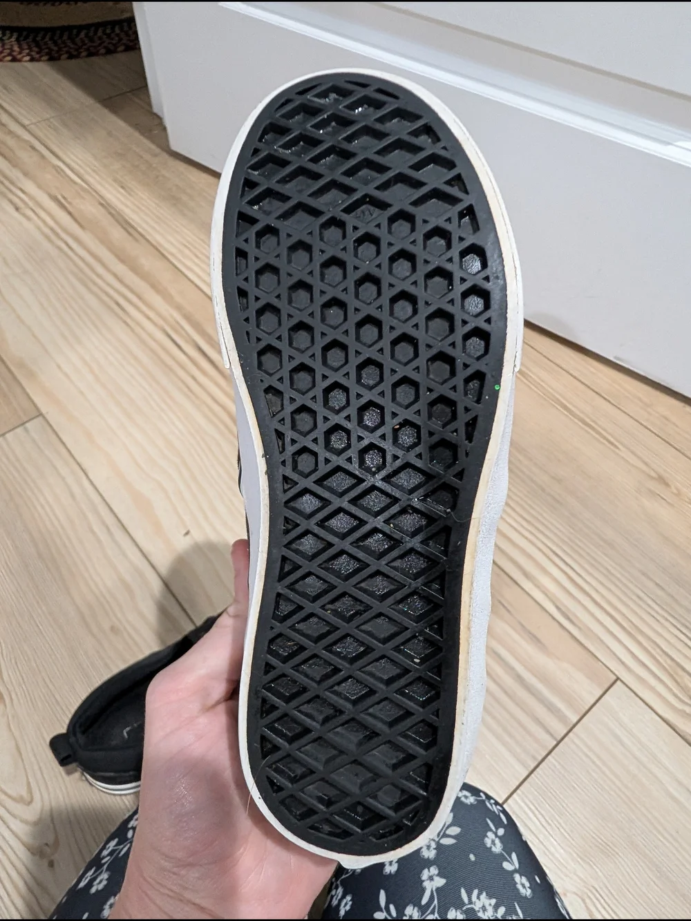 Vans Kids‎ Checkerboard Slip-On Sneakers - Black & Gray